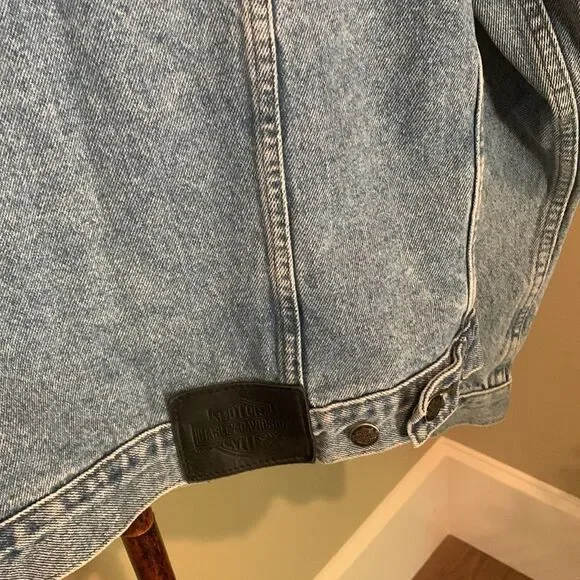 Harley Davidson Jean Jacket - Picture 10 of 10